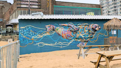 Sea Shed Mural Sea Shed Mural